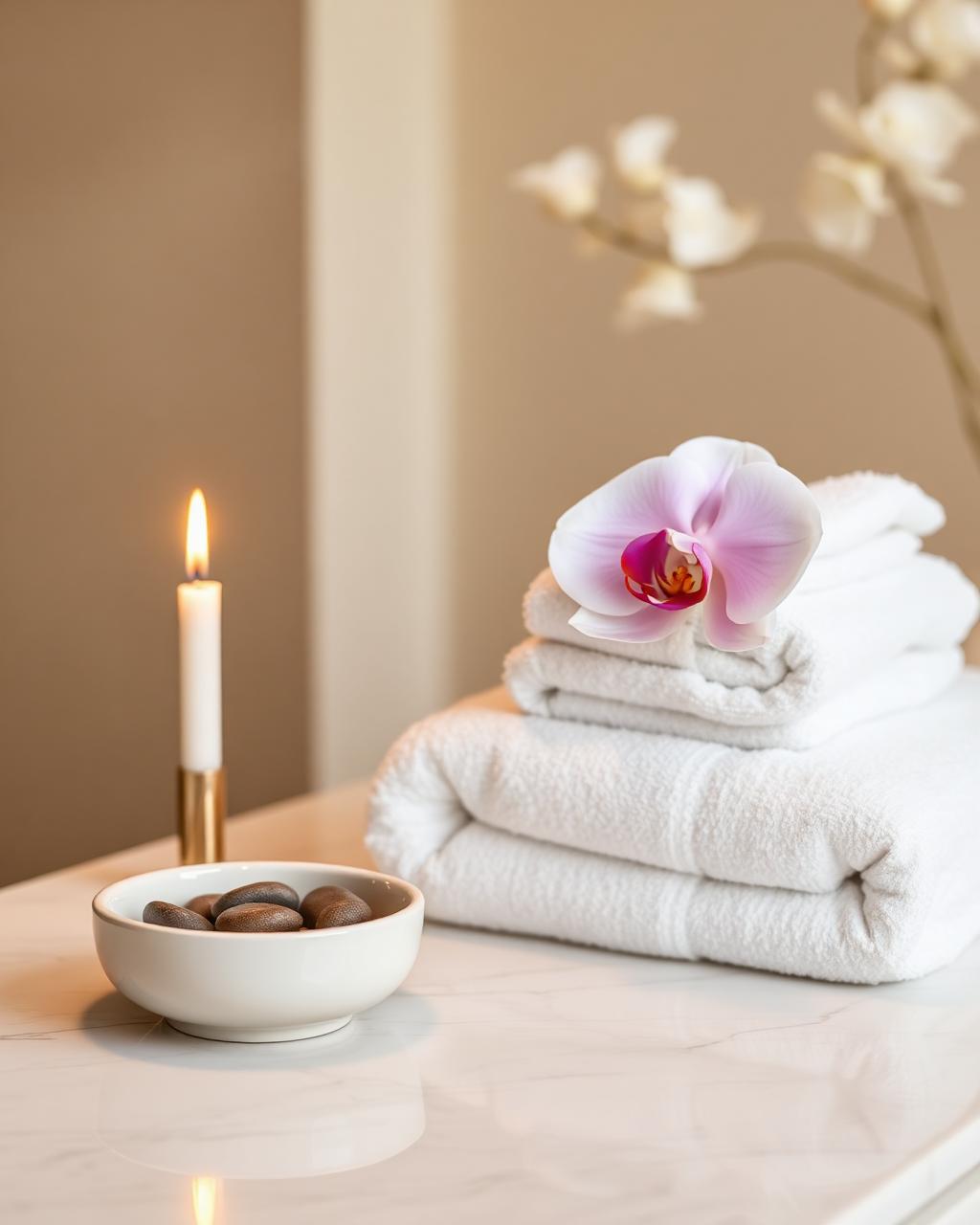 Sessão de massagem relaxante